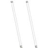 Generico Confezione da 2 Tubi Fluorescenti da 13W, T5 Bianco Freddo 4000K, 1000LM, 517mm, Base G5, Tubo a Bassa energia, Luce di Emergenza a Risparmio energetico, Adatta,13.0 Watts