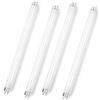 Generico 4 Pezzi Tubi Fluorescenti Da 15W, 450mm, T8 Bianco Freddo 4000K, Attacco G13, Luce a Basso Consumo Energetico, Luce Di Emergenza a Risparmio Energetico, Adatta per Cucina, Bagno, Armadio
