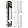 CLAR - Lampadina PLC Gemini D/E 26W Luce Calda 3000K G24q-3, 4 Pin, Non Regolabile (Pack 10)