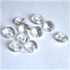 ZTBH 100 pezzi 1 foro/2 fori cristallo K9 ottagonale perline trasparenti 14 mm perline di colore trasparente for parti prismatiche(1 hole)