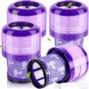 DEPAR Set di 4 filtri per vuoto per Dyson V11 V15, compatibile con SV14, SV17, SV22, materiali ABS, accessori e ricambi per aspirapolvere lavabili per Dy-970013-02 e 97001302