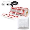 Termofol Kit Riscaldamento a Pavimento con Termostato - Riscaldamento Elettrico a Pavimento - Superficie - 2 m² - Potenza 150W/m², per Bagno, Soggiorno e Cucina - Termostato - H5