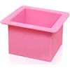 Zhichy - Stampo in silicone quadrato a forma di cubo grande, 12 cm, in resina, per gioielli fai da te
