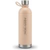 AQUA~SEAL® Borraccia in acciaio inox a doppia parete da 960 ml, isolamento sottovuoto, 12 ore, per carbonatore Aarke 2/3, Philips GoZero, Brita, SodaOne, Stelton, ecc. Lavabile in lavastoviglie (crema