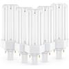 CLAR - Lampadina PLC Gemini T 18W Luce Naturale 4000K G24d-2, 2 Pin, Non Regolabile (Pack 5)