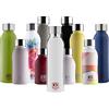 BUGATTI B Bottles Twin Bottiglia Termica 250 ML Silver Lux Mantiene i liquidi Caldi per 12 H, Freddi per 24 e Il Ghiaccio per 36 H Borraccia Fitness in Acciaio Inox 18/10 Ecologica e Riutilizzabile