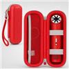 ANKHOH Custodia per mini ventilatore Dyson HushJet, borsa da viaggio in PU, colore | Ventaglio con tasca in rete per accessori e maniglia per organizzare la casa e i viaggi, solo custodia