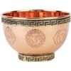 Indian Consigners - Piccola ciotola in rame e ottone per altare, stregoneria, offerte o smudging (7 Chakra in rilievo)