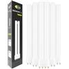 CLAR - Lampadina PLC Gemini L 18W Luce Naturale 4000K 2G11, 4 Pin, Non Regolabile (Pack 5)