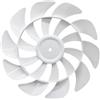 Autilyshop Lame di ricambio per ventola elettrica a 20 pale, in polipropilene, resistenti alle alte temperature, a basso rumore, per ventilatori da pavimento o da tavolo da 25,4 cm (25,4 cm)