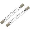 Generic Lampadine alogene lineari R7s 120W = 150W, Lampadine alogene ecologiche a Risparmio energetico Lampadine di Sicurezza J78, Proiettore alogeno lineare 78mm di Lunghezza, 2250 Lumen - Confezione