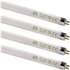TBE Lighting T5 - Lampade fluorescenti a tubo da 13 W, 517 mm, lampadine CFL, attacco G5, attacco base a 2 pin, T5, ad alta efficienza, luce diurna, 6500 K, confezione da 4