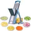 ONCE FOR ALL Mandolina Affettatrice di verdure Spessore regolabile | SupMaKin's Spessore regolabile Patate Cipolla Chopper Kitchen Chopping Artifact Multifunzionale Cutte (Tre generazioni blu)
