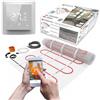 Termofol Kit Riscaldamento a Pavimento con Termostato - Riscaldamento Elettrico a Pavimento - Superficie - 15 m² - Potenza 150W/m², per Bagno, Soggiorno e Cucina - Termostato - H6WIFI