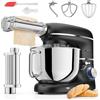Fentic Impastatrice Planetaria 2000W con Tirapasta, Ciotola 6,2L, Antracite | Impastatrice Planetaria con Tirapasta
