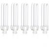 Liuyife Confezione da 5 Lampadine Tubolari PLC G24d-3 a 2 Pin 26W, Luce Bianco Caldo 2700K, 1600LM, Tubo Doppio Giro 2U, Non Regolabile, Adatta Per Cucina, Sala da Pranzo, Bar, Camera da Letto, Ufficio