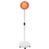 yikmid Lampada a infrarossi 275W, 125-160cm, timer 5-60min, bianca | Riscaldamento a infrarossi lontano per sollievo muscolare, display LED, 360° regolabile, per casa e centri benessere