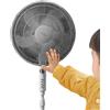 Ghjkldha Copertura di protezione per ventole per bambini, copertura in rete per ventole a piedistallo, copertura rotonda per ventole per la sicurezza dei bambini, copertura antipolvere per ventole per