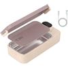 PureBowlic Contenitore termico per alimenti elettrico con batteria da 7200 mAh, contenitore isolato in acciaio inossidabile 304, portatile, controllo intelligente della temperatura, per ufficio