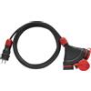 Awtools Cavo di prolunga Extreme 40M 3X1,5Mm 3 prese ip54 16A/4000W
