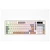 THE G-LAB Tastiera da gioco cablata a membrana THE G-LAB KEYZ CAESIUM EX, tasti silenziosi, formato 98%, anti-ghosting, retroilluminazione arcobaleno, compatibile con Windows