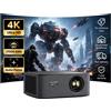 OEM Proiettore per home cinema, sorgente luminosa a LED, luminosità di 1700 lumen ANSI, risoluzione ottica di 1920 x 1080 dpi, potenza di 200W, tecnologia display LCD