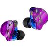 OEM Auricolari intraurale, bassi potenti, design confortevole con gancio auricolare, colore viola, senza microfono