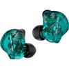 OEM Auricolari intraurale, bassi potenti, design confortevole con gancio auricolare, colore verde, senza microfono
