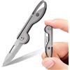 MINI COLTELLO TASCABILE IN TITANIO LAMA PIEGHEVOLE KK05 PER USO QUOTIDIANO UTENS