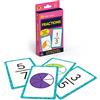 Brighter Child Carson Dellosa Fraction Flash Cards, Math Flash Cards with Fraction Facts from Whole Number to Ninths, 3rd, 4th, 5th Grade, Math Game for Kids Ages 8+ (54 Cards)
