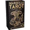 Lo Scarabeo Tarot of Marseille gold & black edition. Con Libro