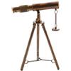 KiBcsLic Cannocchiale Decorativo Artigianale | Fatto a Mano, Telescopio in Ottone, da Collezione, Telescopio Antico, per Studio, Ufficio