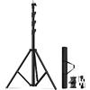 Soonpho Supporto per Luce Buffer a Molla da 300cm,Supporto per Treppiede Flash in Acciaio Inossidabile con Custodia e Adattatore da 1/4, 3/8 Pollici,per Registrazione Videos im Studio,Softbox