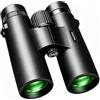 WarMax 10 × 42 UHD Binocolo ad alta potenza per bird watching (nero) | Con prisma BAK4 e obiettivo ED FMC per escursioni, caccia, concerti, viaggi e avventure all'aria aperta. Leggero e