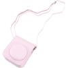 Naroote Custodia Protettiva in PU per Fotocamera Mini 12 con Tracolla Regolabile per Fotografie Rapide, Borsa per Fotocamera Istantanea Resistente Alla Pioggia per Mini 12 (Rosato chiaro)