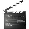 Guangcailun Mini ciak in legno resistente, eccezionale per registi e cinematografia, ecc. Ciak professionale per registi cinematografici, per cinematografici, per