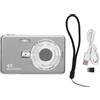 Pilipane Telecamera digitale compatta piccola risoluzione portatile ad alta risoluzione 2.4 pollici 50mp 16x zoom 4k registrazione video da viaggio ricaricabile per bambini adolescenti (32 GB)