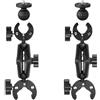CKMHJED Compatibile Con GOPRO 13 12 11 10 9 Supporto Moto | Bastone Selfie Fotocamera Azione Manubrio Moto(Two Double Clamp)