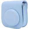 Plyisty Borsa Protettiva per Fotocamera Mini 12 Mini 11 in Pelle PU, con Tracolla, Design Ad Alto carico. (BLUE)