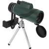 CALLARON Monoculare 80x Portatile Obiettivo 100mm e Prisma Bak-4 | Lente Fmc, Distanza Pupillare 15mm, Diametro Pupilla 6mm, PVC e Abs, per Adulti