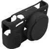 Tbest Custodia in Silicone della Fotocamera per Coperchio Protettivo Morbido G7X2 Precise Fit Rimovibile Tripode Rimovibile Tripode Montabile Shock Dust Dust Resistente G7x Mark II (BLACK)