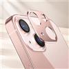 Generic Per iPhone 13/13 mini lega di titanio Hollow Camera Lens Protector (rosa)