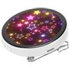 EMUKOEP Pin Digitale Touch Screen IPS HD da 1,85 Pollici, Display GIF Video Fotografico Semplice, Ideale per Mostrare Stile Unico (Bianco Latteo)