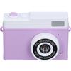 Gugxiom Fotocamera per Bambini, Fotocamera Digitale Compatta 1080P con Zoom 4x, Schermo IPS da 2,0 Pollici, Fotocamera Ricaricabile per Ragazzi e Ragazze, Scheda da 32 GB, Cordino,