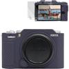 VOVMOEYA Custodia in silicone per Fujifilm XM5 X-M5, accessori per Fujifilm XM5 X-M5, con 2 pellicole protettive ultra sottili da 0,25 mm per fotocamera Fujifilm XM5 X-M5