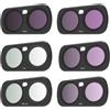Lapiglo Set di filtri magnetici in vetro ottico, kit di filtri CPL ND in custodia protettiva, registrazione video esterna leggera (6 in 1)