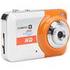 Generic Mini Fotocamera Digitale, Punta e Scatta Fotocamera Punta e Scatta Fotocamera a Pellicola Fashion HD per Scattare Foto (ORANGE)
