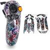 WRAPGRADE pellicola adesiva compatibile con DJI RC Motion 3 (Metal Sticker Bomb)