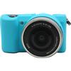 Market&YCY Custodia protettiva in silicone per fotocamera protettiva della fotocamera professionale, Per Sony A5000/A5100 - Blu