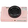 Generic Fotocamera Digitale, Fotocamera Compatta 20 Filtri Selfie Supporta Fotocamera con Messa a Fuoco Automatica Zoom 4X da 48 MP per Compleanni (8GB)